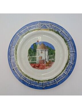 Andrea by Sadek Williamsburg Matthew Rice Salad Plate 8.25" Japan Garden Scene